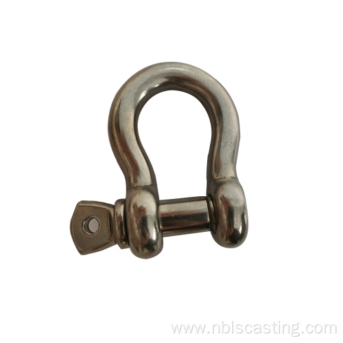 Factory Price stainless steel d ring shackle buckle